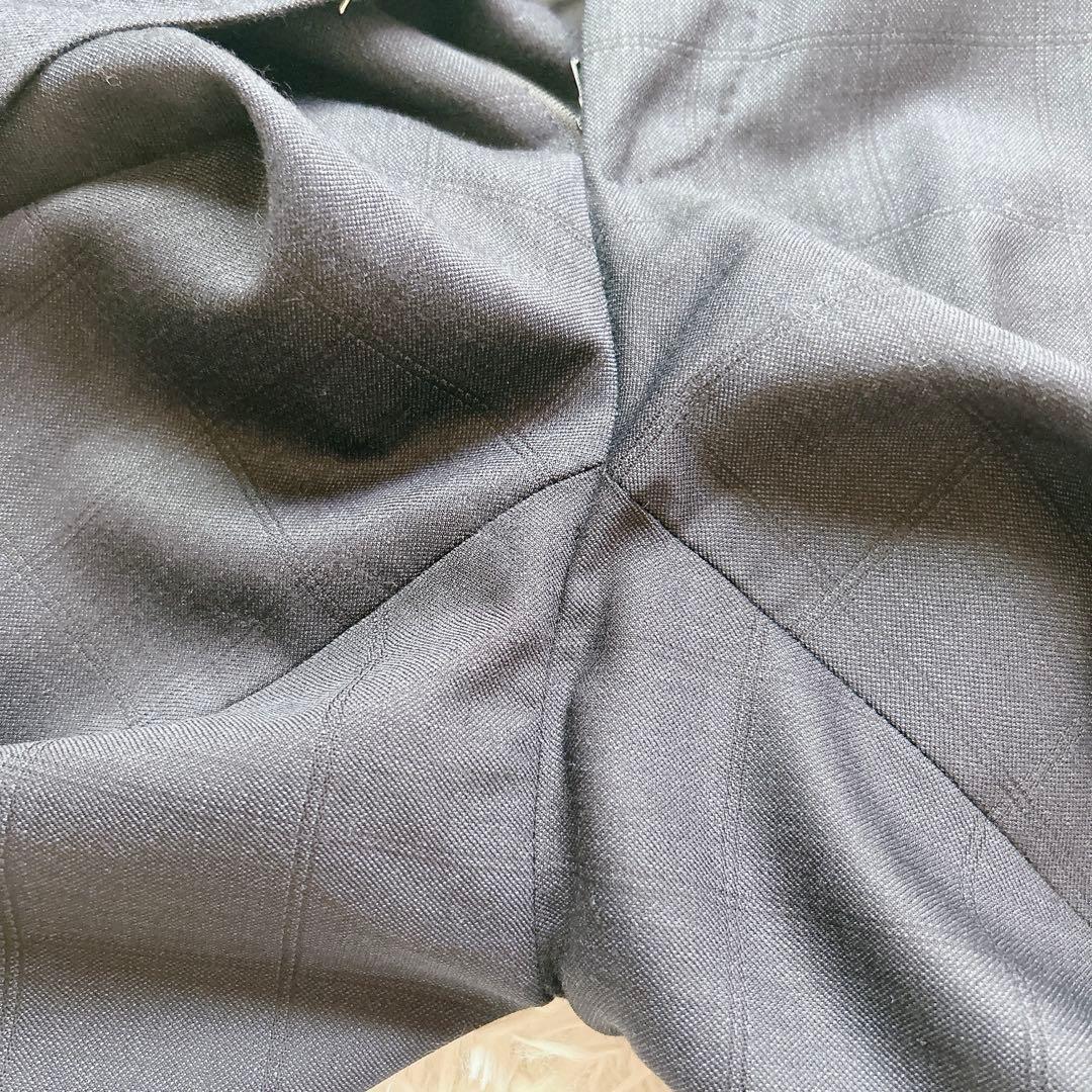 美品 Brilla モヘア スーツ セットアップ 高級 ウィンドペーン ネイビー