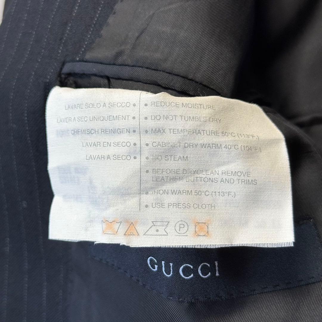 GUCCI トムフォード期 ストライプ シングル 3B スーツ セットアップ