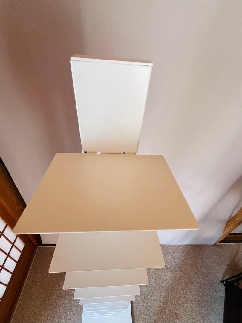 シンテシ　サピエンスブックタワー　10段　ホワイト