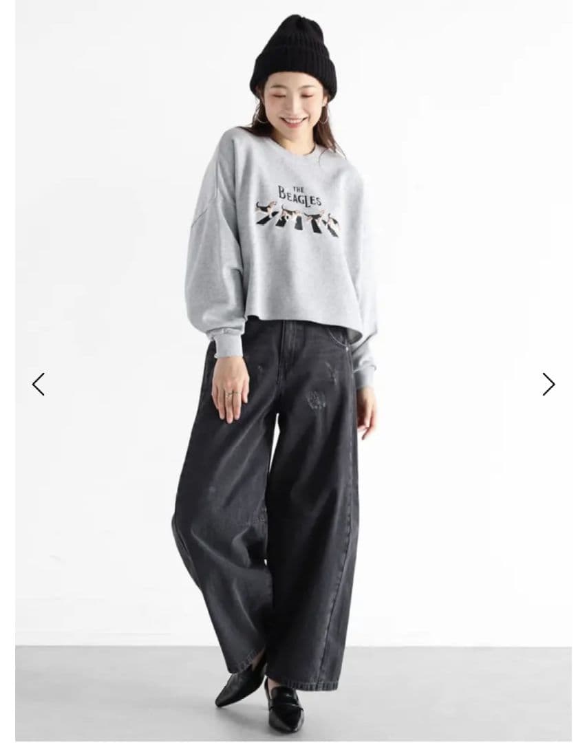 Vin \"THE BEAGLES\" 刺繍スウェット