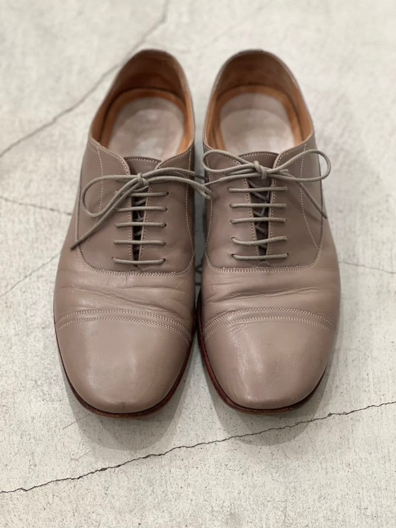 マルジェラ 22 レザーシューズ　希少グレージュ　サイズ42