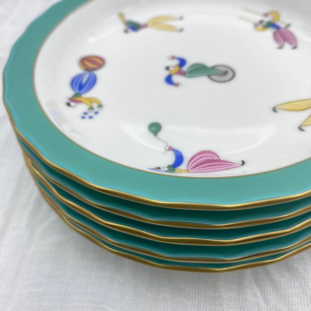 香蘭社　愉快な仲間　ピエロ　カレー皿　スープ皿　小皿　銘々皿　合計8枚