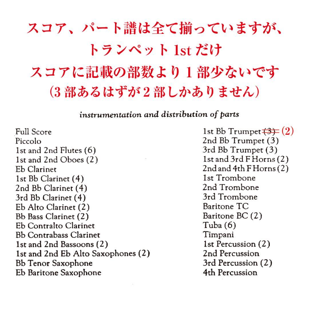 吹奏楽 楽譜『シンフォニア・フェスティーヴァ』（アーン・ラニング）