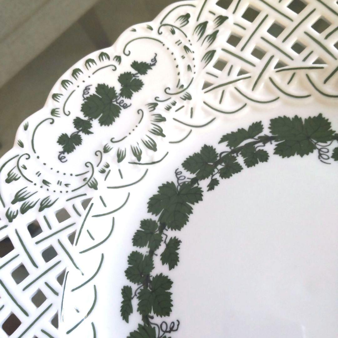 ✴️美品マイセン Meissen 葡萄透かし模様 ヴァインリーヴ 29cm