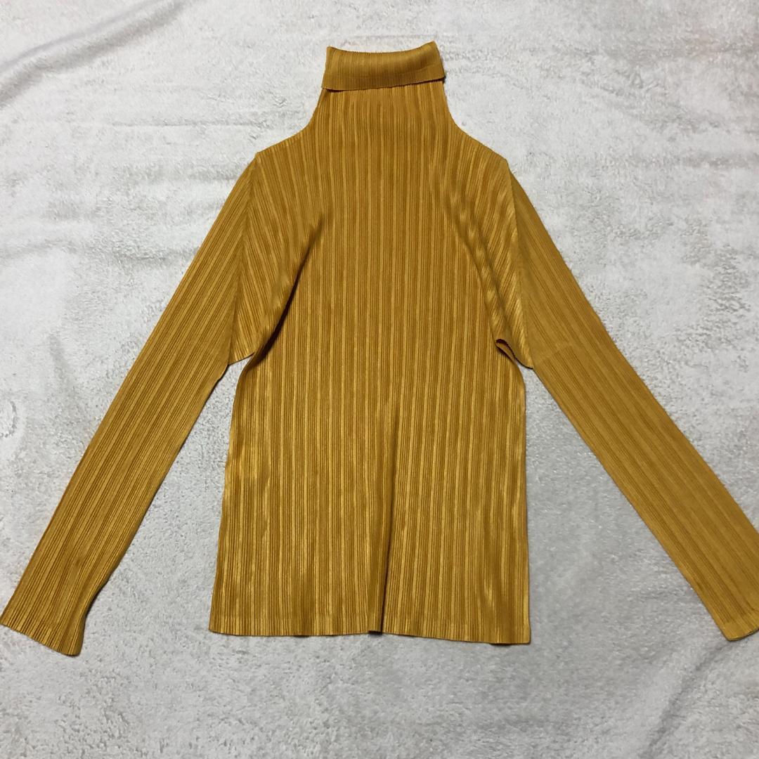 【匿名配送】PLEATS PLEASE タートルネック ハイネック カットソー