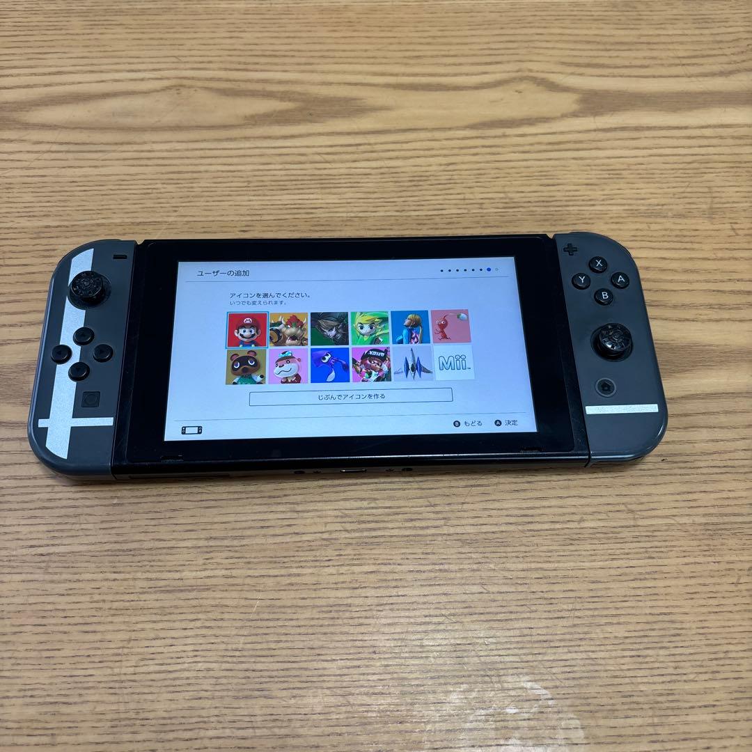 t*u様 Nintendo Switch グレー 本体　スマブラエディション