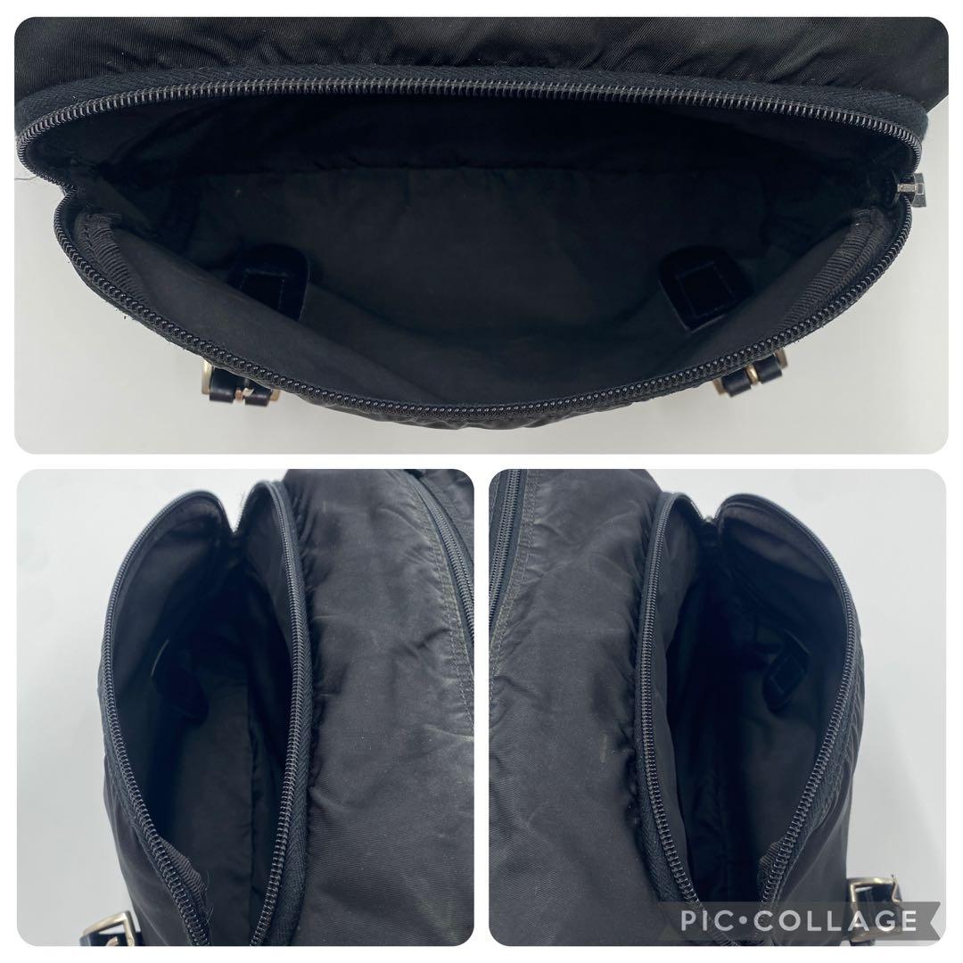 美品 プラダ テスートナイロン メッセンジャー ショルダーバッグ クロスボディ