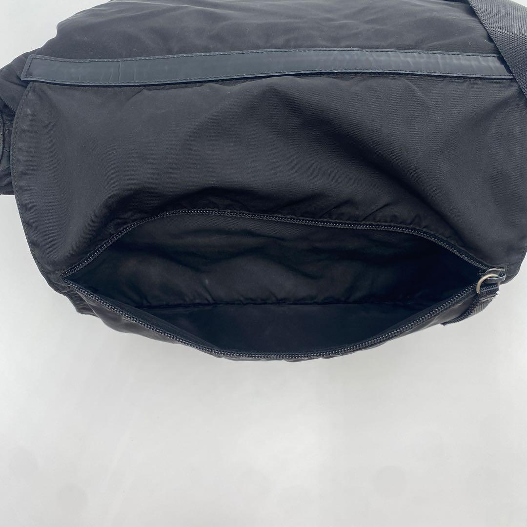 美品 プラダ テスートナイロン メッセンジャー ショルダーバッグ クロスボディ