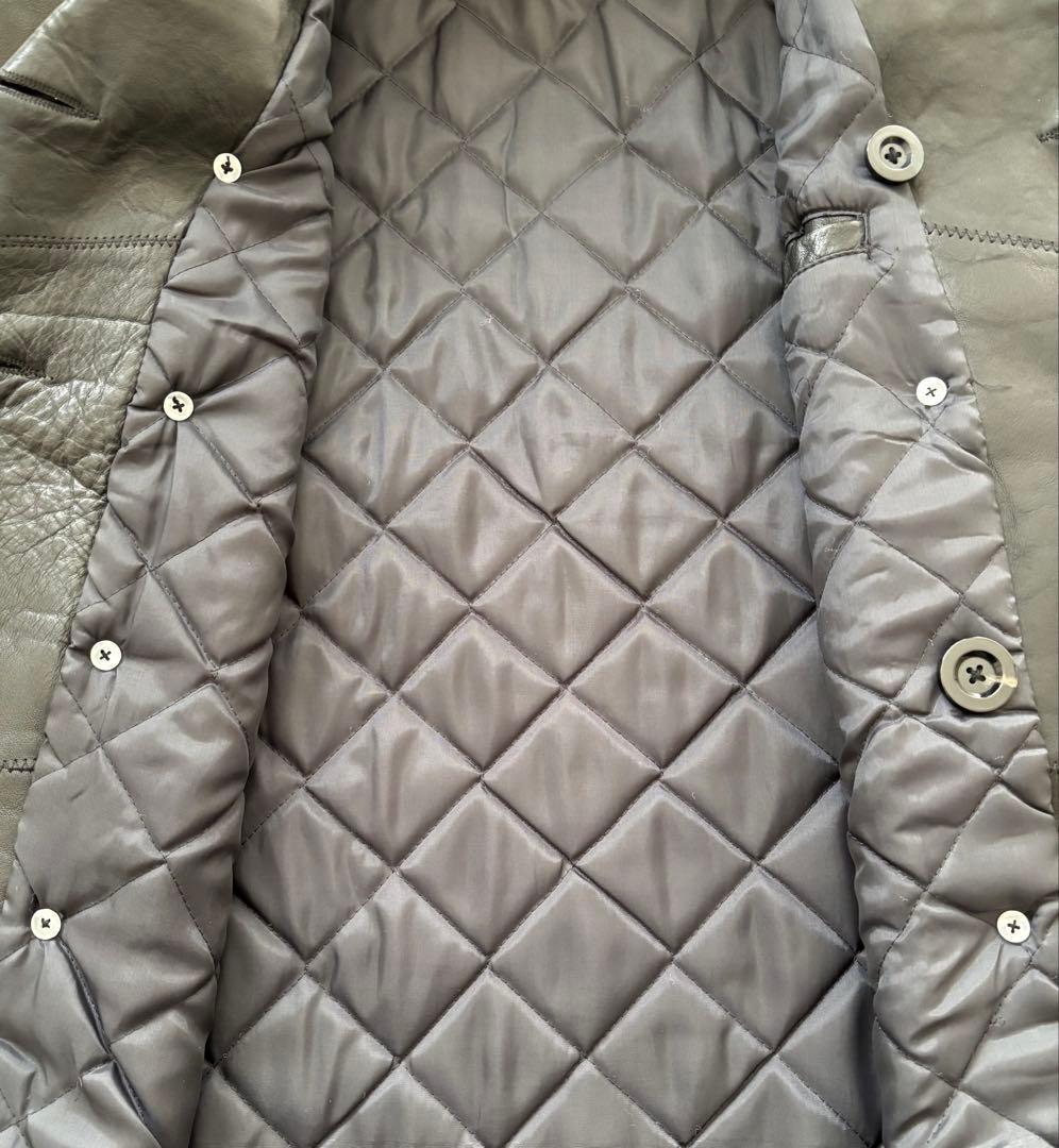 【美品】　SCHOTT ショット　Pコート　オールレザー　本革　ブラック　36