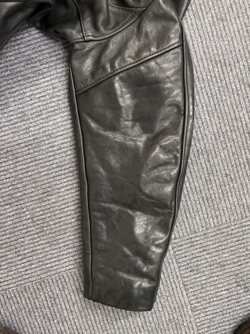 【美品】　SCHOTT ショット　Pコート　オールレザー　本革　ブラック　36