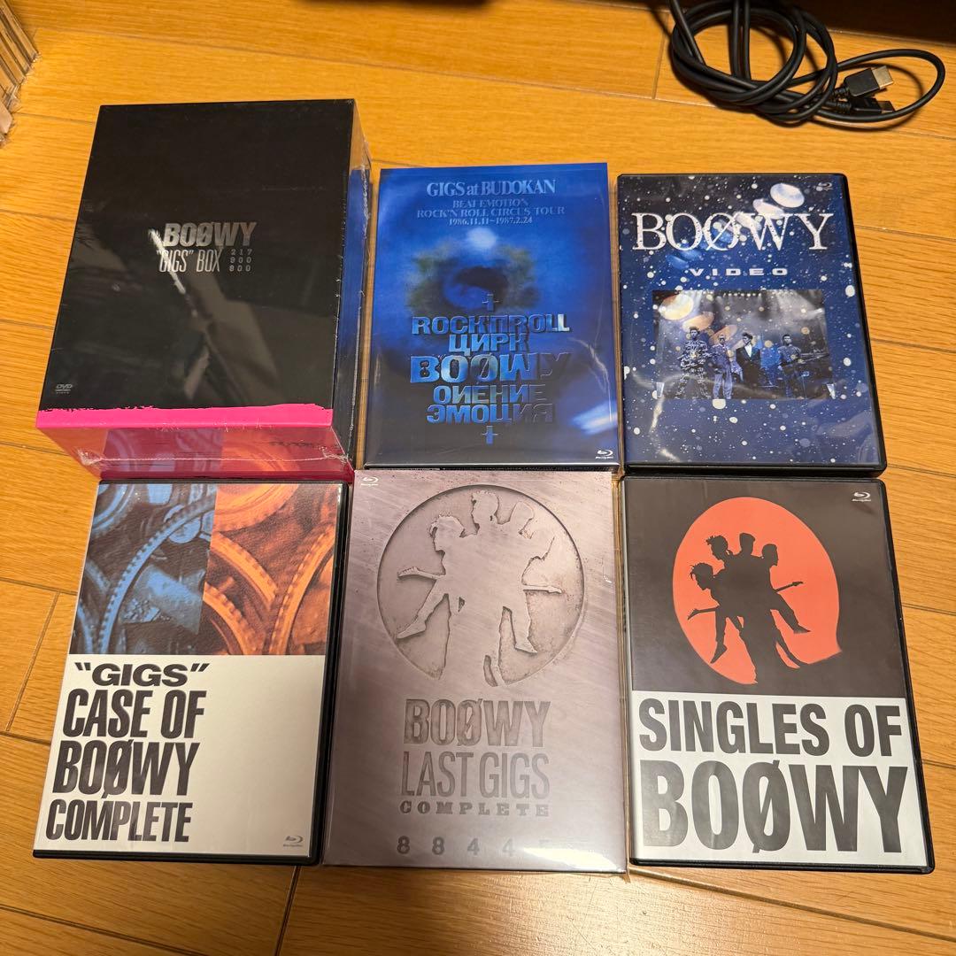 BOØWY DVDボックス & Blu-ray5枚 セット