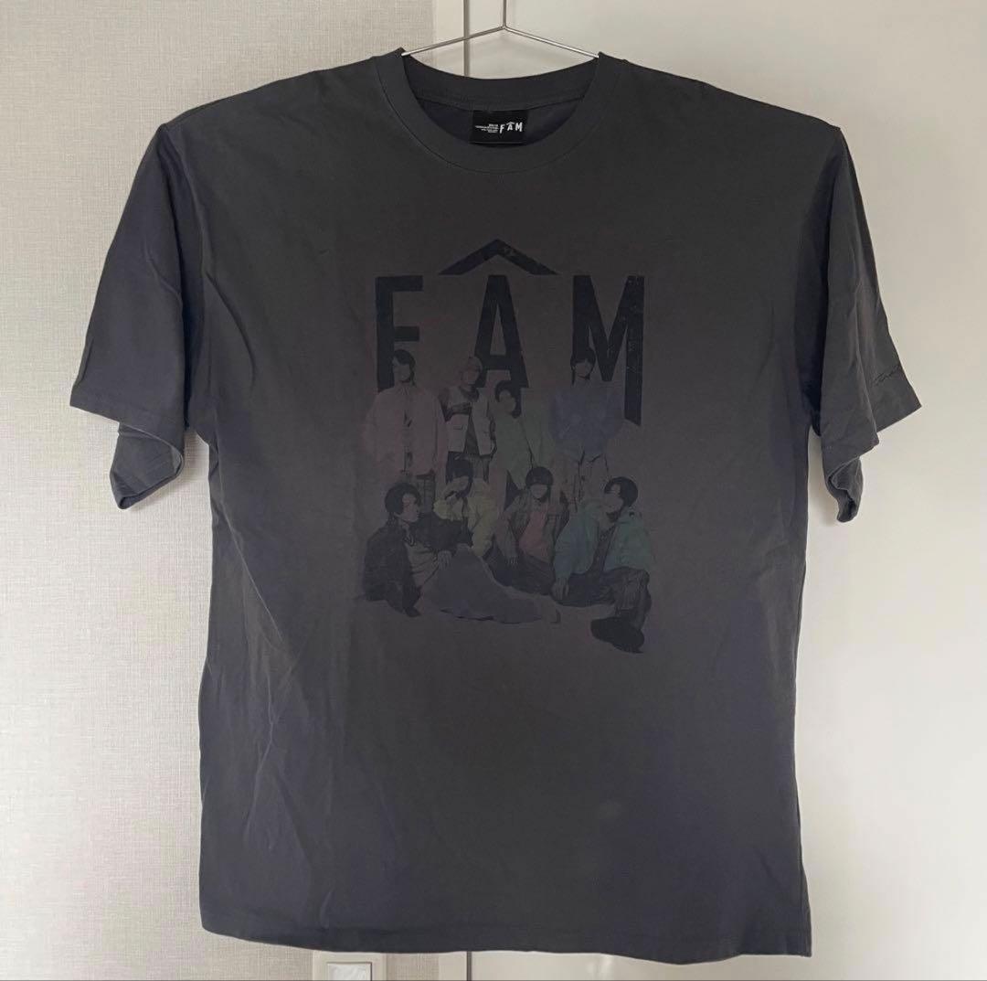 timelesz FAM チャコールグレー ツアーTシャツ