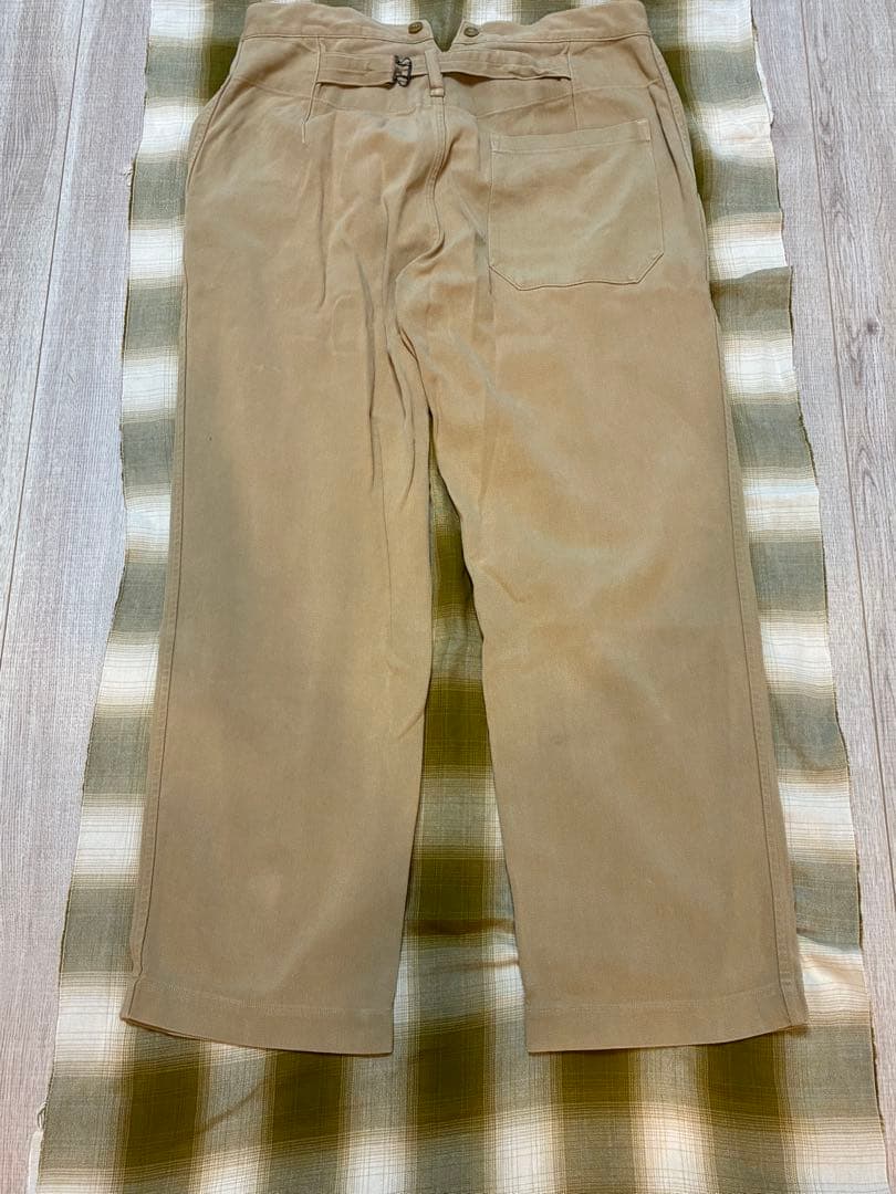 COMOLI コットンツイル オーバーパンツ　サイズ0