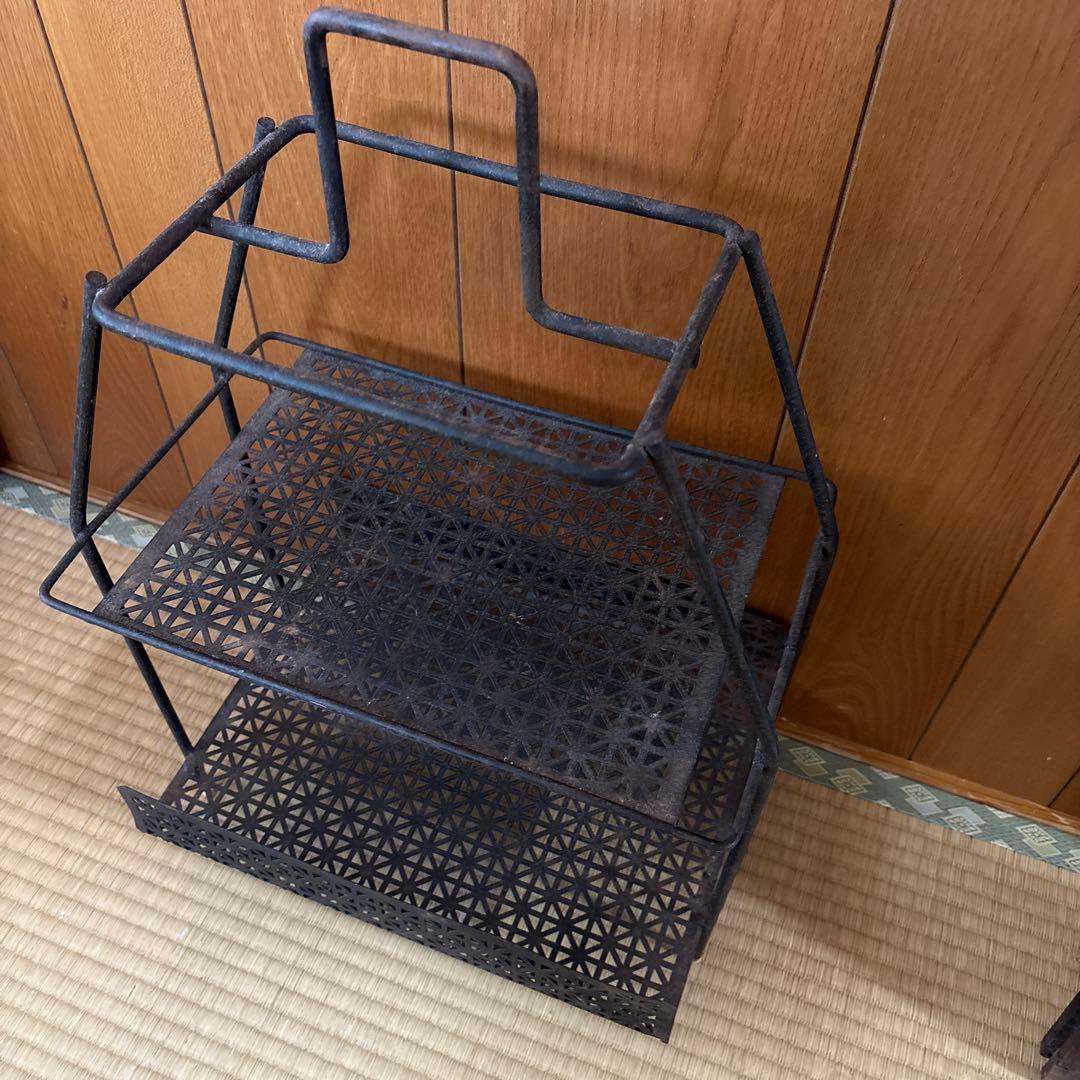 メタル製二段収納ラック