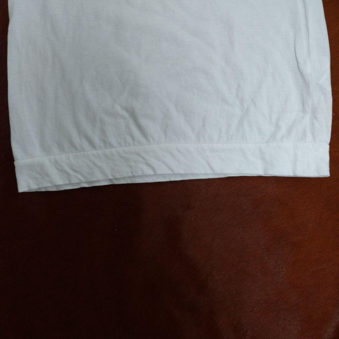 Y'sレディース襟付きバックプリントノースリーブ