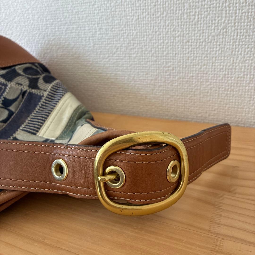 【希少】COACH パッチワークデザイン ショルダーバッグ