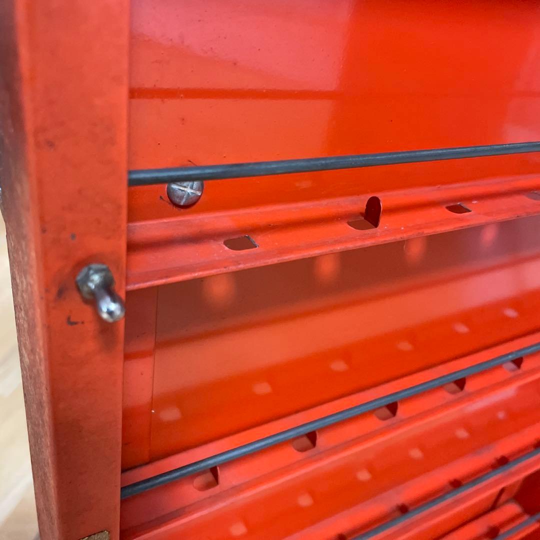 アメリカ　Borg Warner キャビネット　工具箱　アンティーク　棚