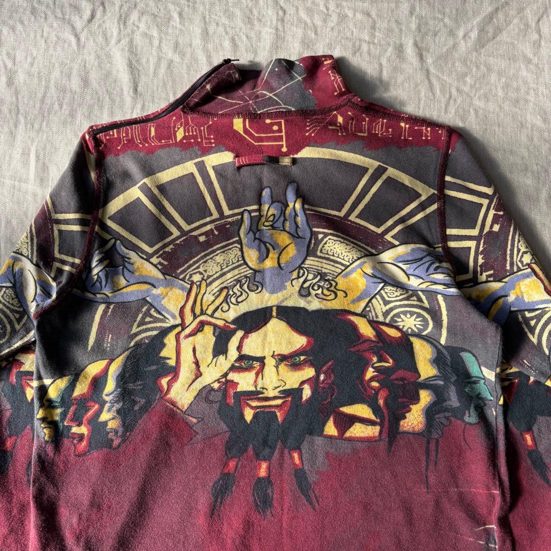 Jean Paul Gaultier ジャンポールゴルチエ 総柄 ロングTシャツ