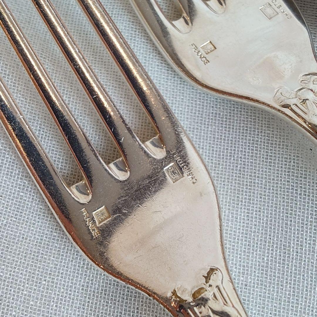 クリストフル　シルバー　カトラリーセット 4点　リュバン