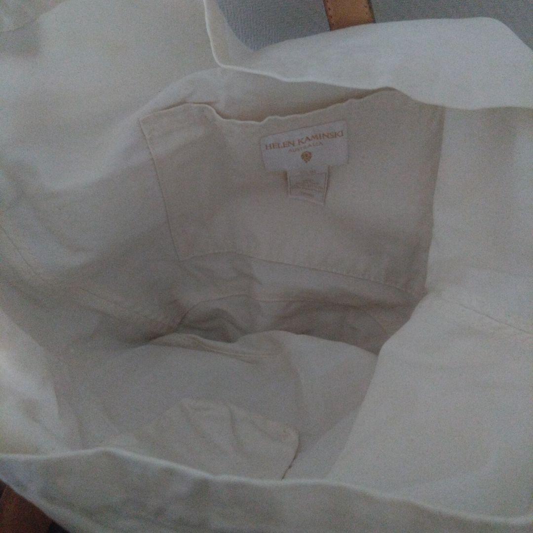 ヘレンカミンスキー　ストロー トートバッグ ベージュ