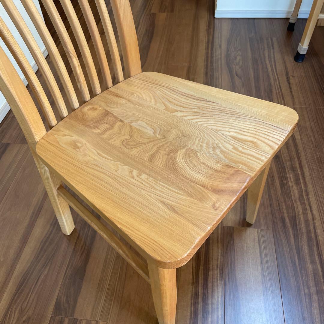 木製ダイニングチェア④