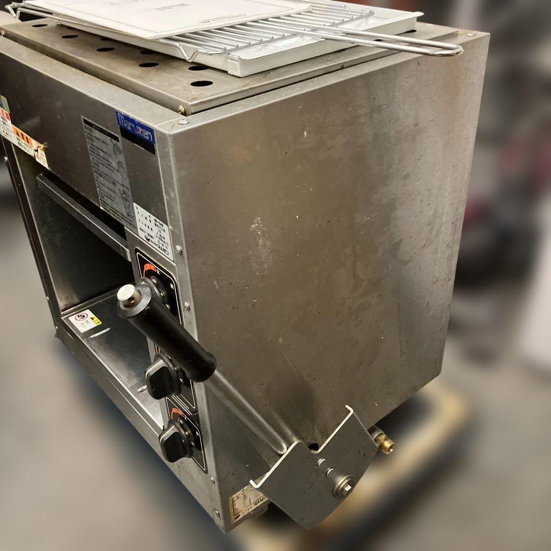 マルゼン　ガス上火式焼物器 スピードグリラー 赤外線バーナー MGK-054UB