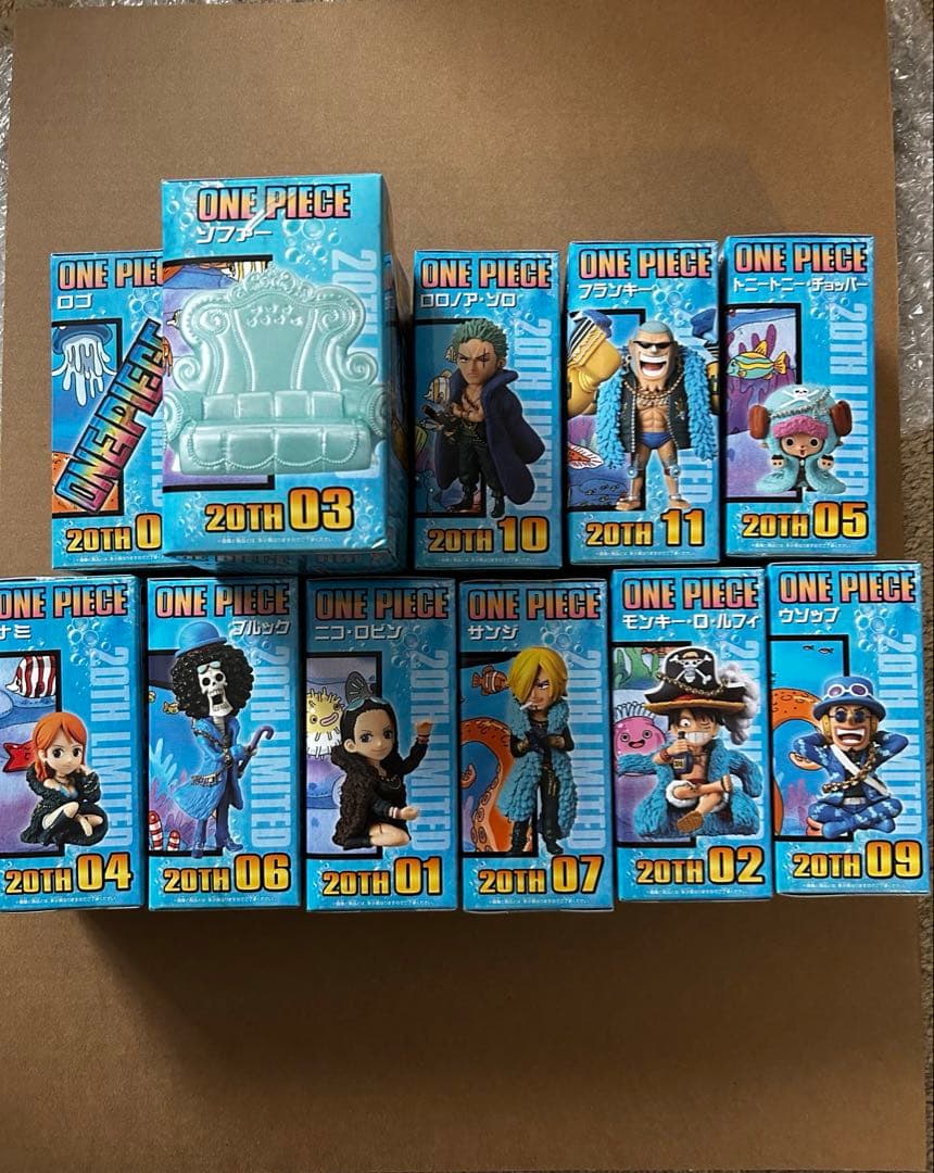 ワンピース ワールドコレクタブルフィギュア 20TH LIMITED