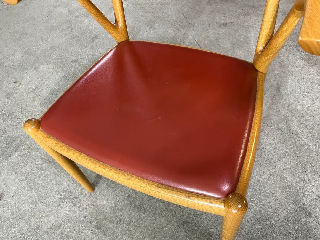 家具蔵 Vチェア ダイニングチェア 無垢材 カグラ 椅子 定価10万