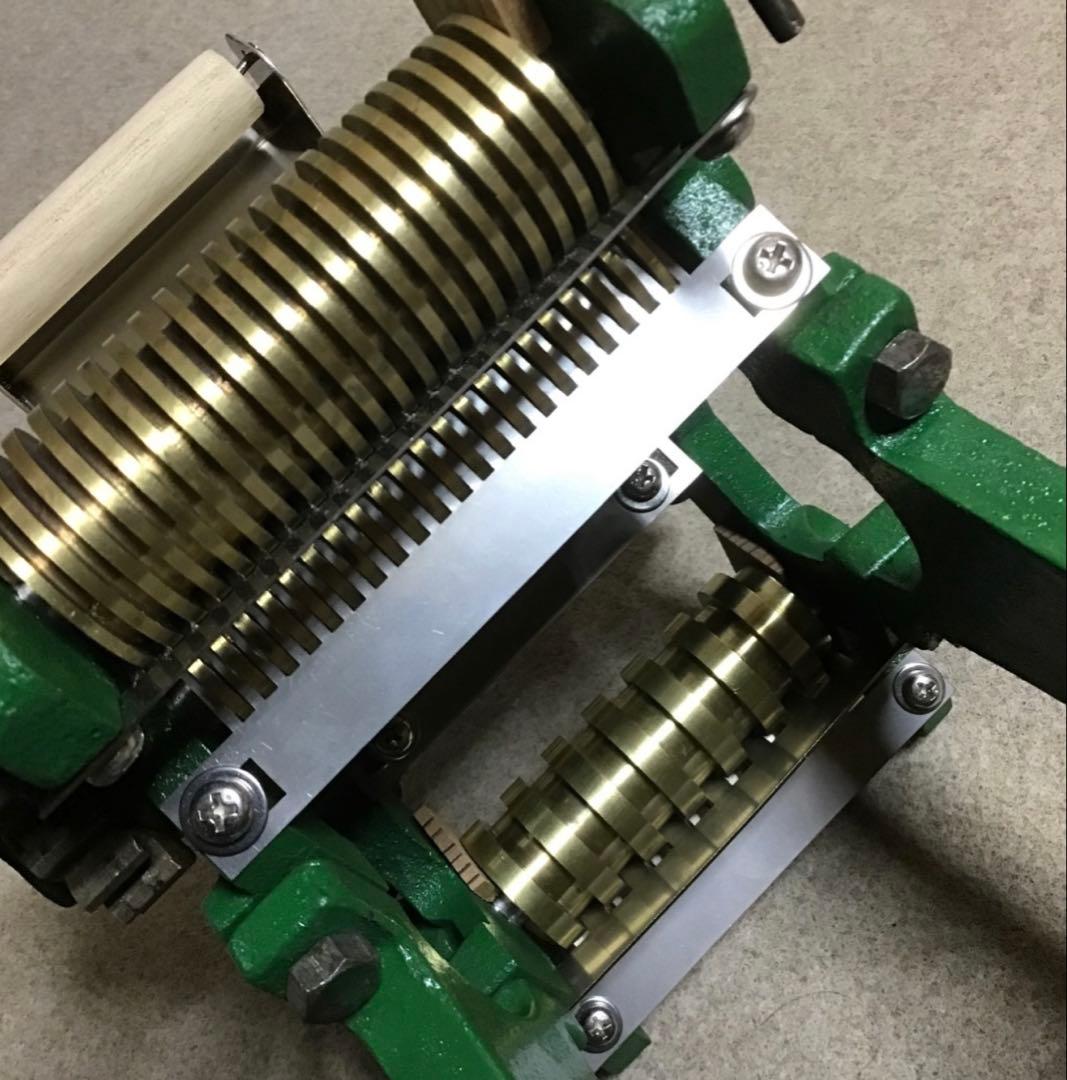 小野式製麺機1型　両刃用　ステンレス櫛刃(2.2mm・6.3mm) オリジナル②