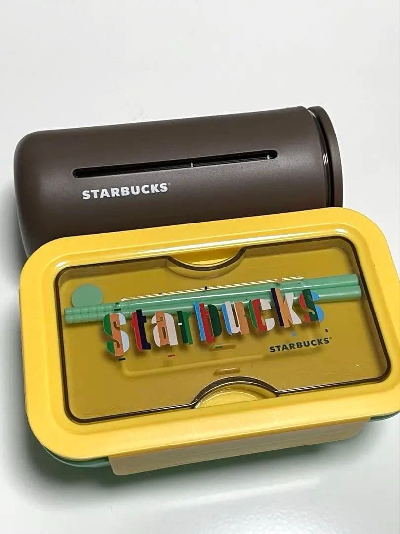 スターバックス　食器　弁当箱　お弁当箱　箸付きコーヒーメーカー　まとめ売り