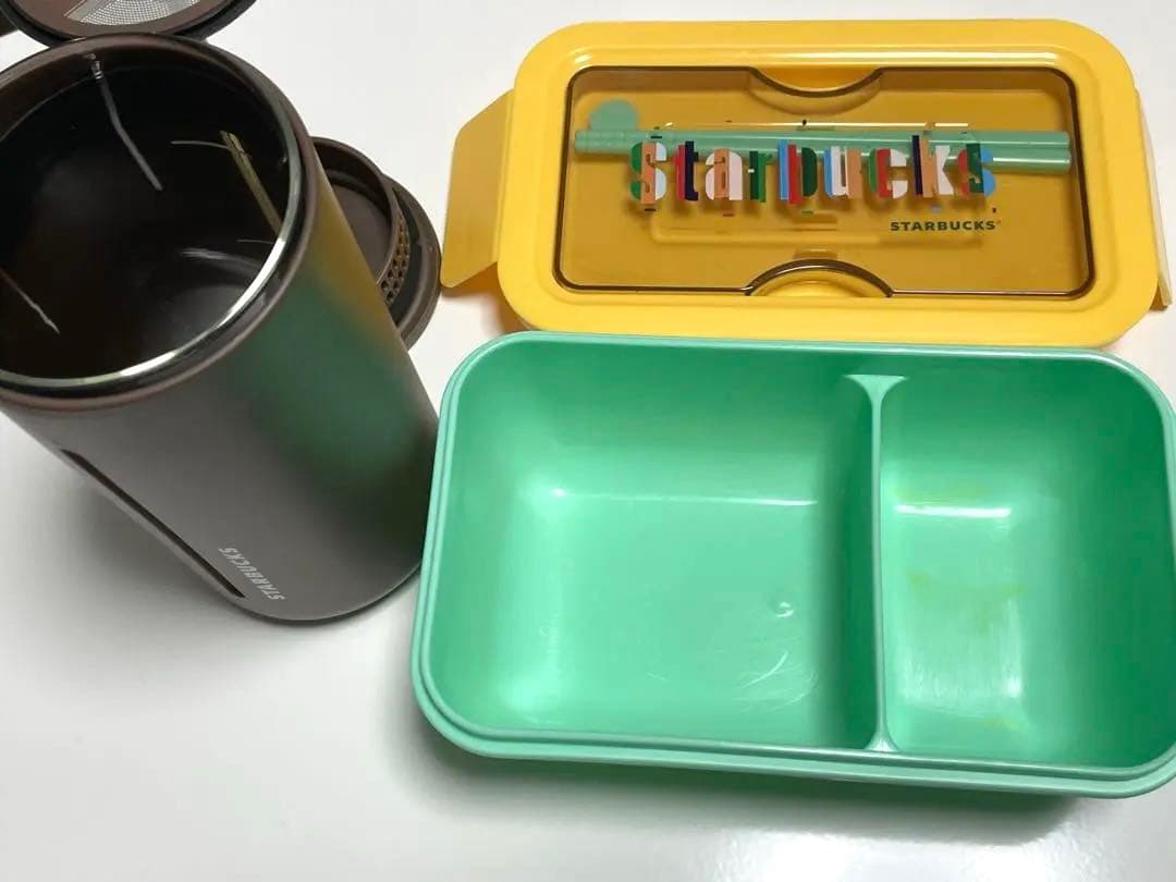 スターバックス　食器　弁当箱　お弁当箱　箸付きコーヒーメーカー　まとめ売り