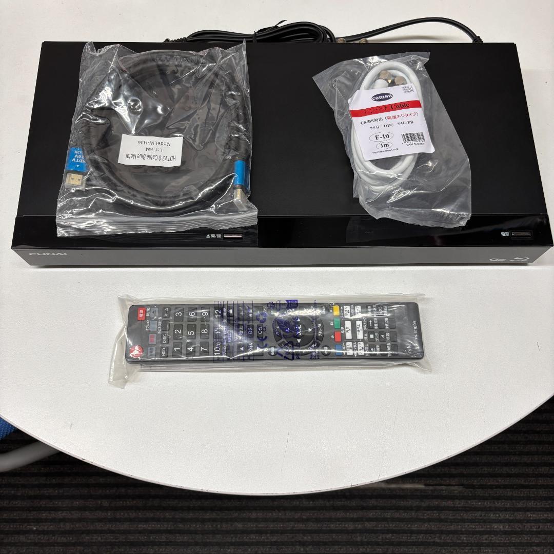 【完動・付属品フル】W録 FUNAI BDレコ FBR-HW1010 録画1TB
