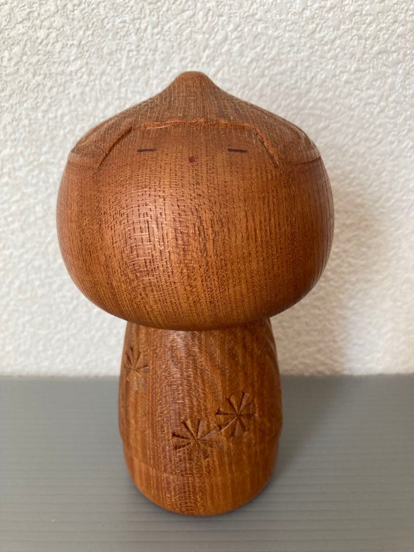 ⭐︎こけし 創作 武田まさし 童心 2体 ♪kokeshidoll 木彫り