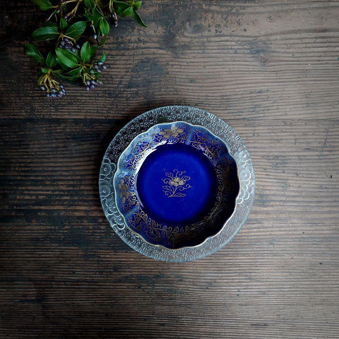 【ご成約】古染付 菊割文 手塩皿と 骨董の器 おまとめ