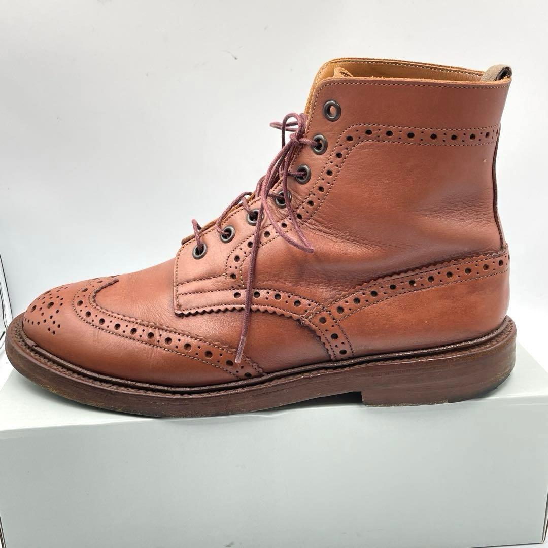 良品✨トリッカーズ　カントリーブーツ　ウィングチップ　26cm モールトン