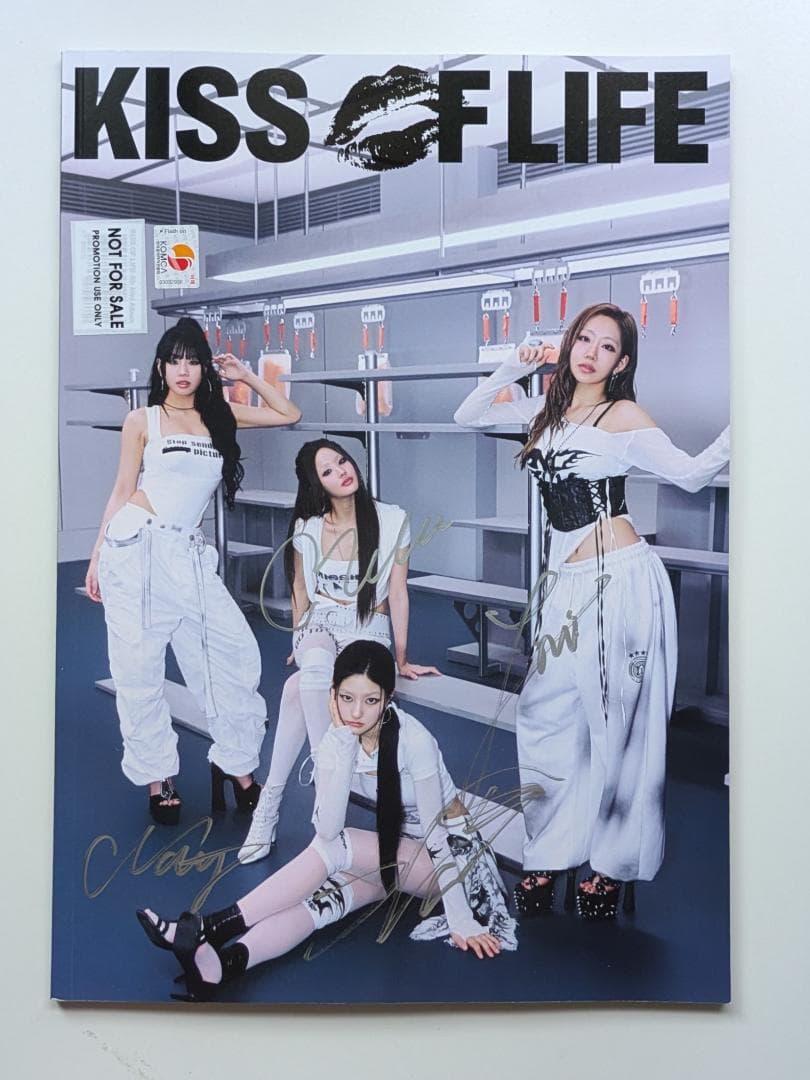 ★非売品◆サインCD&報道資料◆KISS OF LIFE◆224◆国内発送