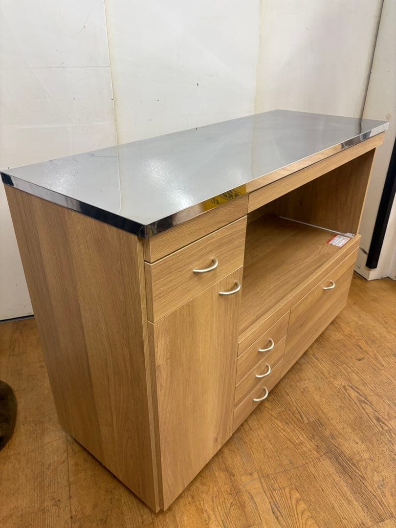 M092 木製キッチンカウンター 幅1195mm