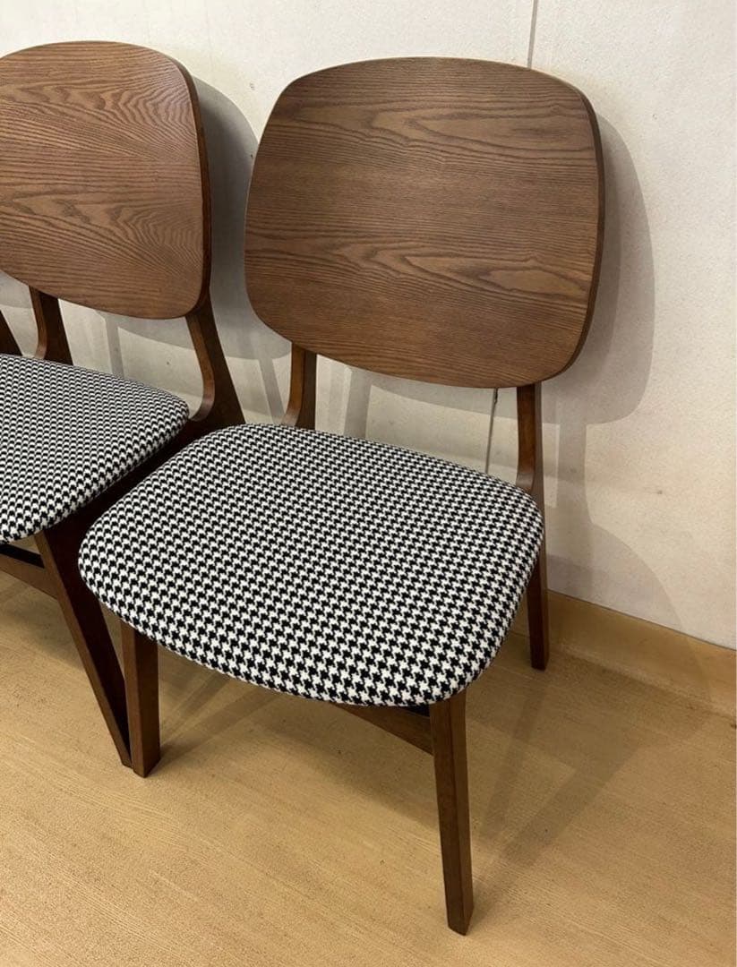 新品☆ダイニングチェア オシャレ 食椅子 4脚組 木製 北欧風 椅子 チェア