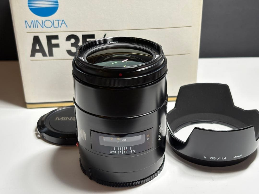 MINOLTA AF 35mm f1.4 A mount 防湿庫保管　MINT