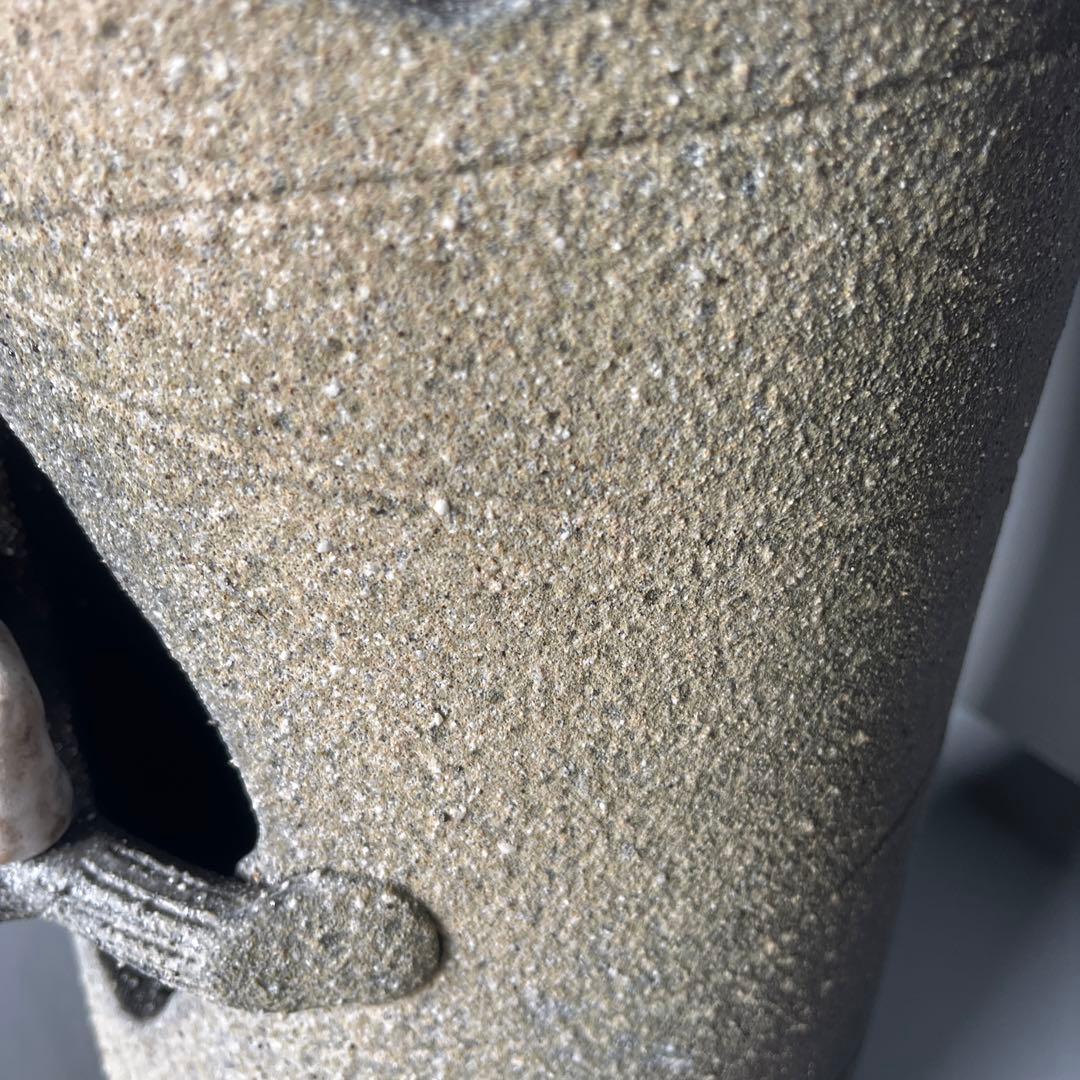 信楽焼傘立て  枝乗りふくろう 高さ４1cm