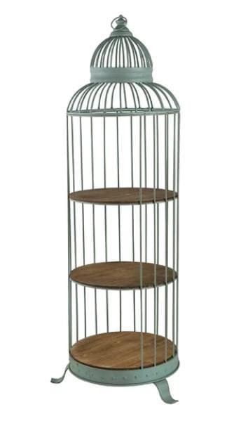 シェルフ 飾り棚 バードケージ アイアン シャビー ラック AN-47489