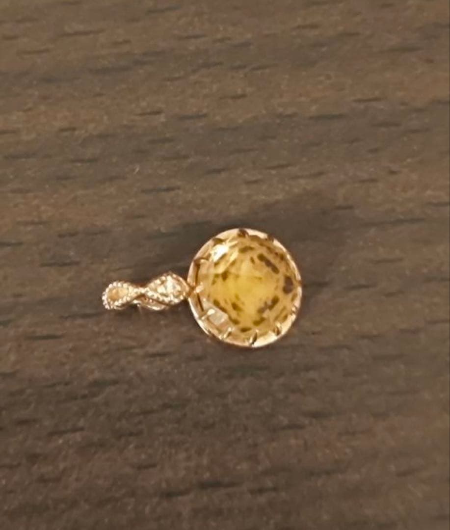 agete 2017 Spring Limited シャンパンクオーツ チャーム