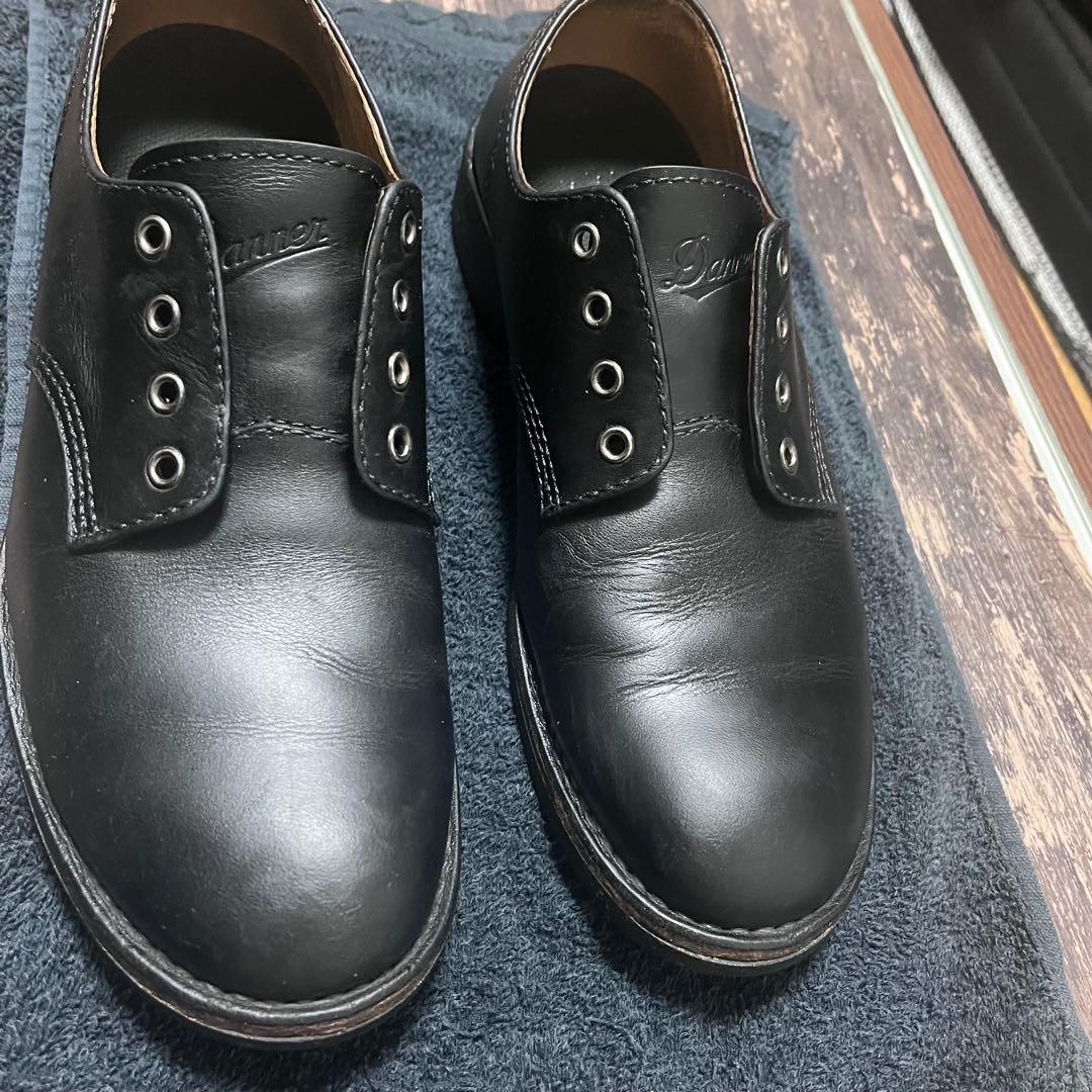 【人気】Danner ダナー　ローカットレザーシューズ　ブーツ 紐無し