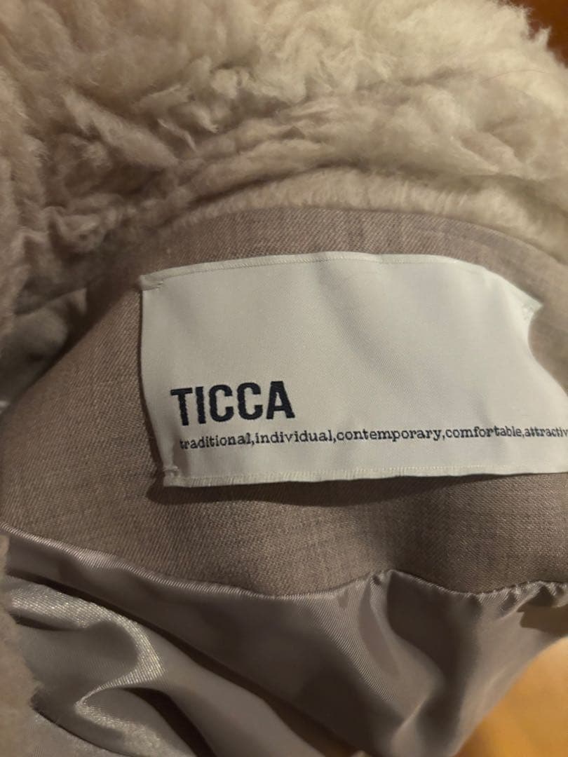 TICCA WOOLファーポンチョ