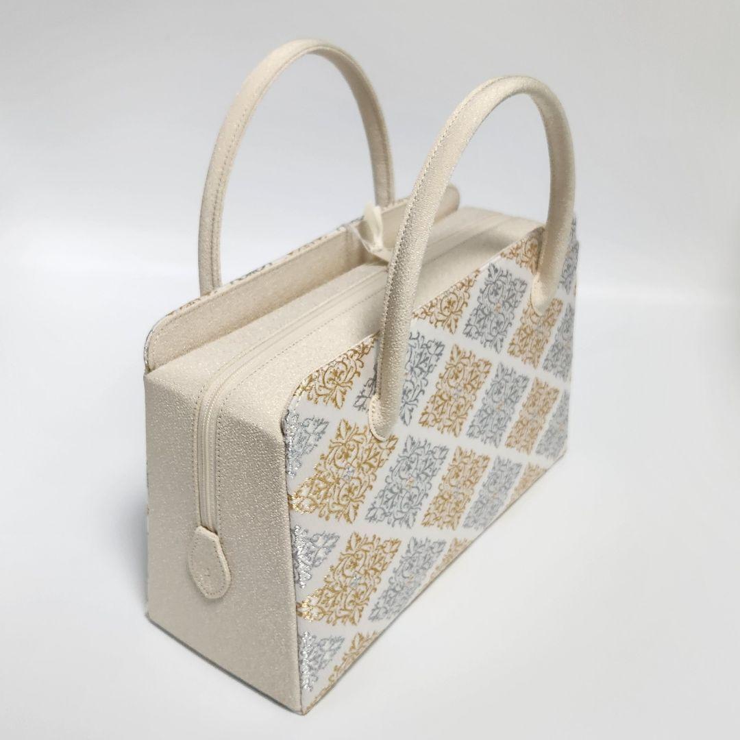 和装バッグ　利休バッグ　金蘭織物 入卒式　結婚式　お茶席 商品番号:43-2