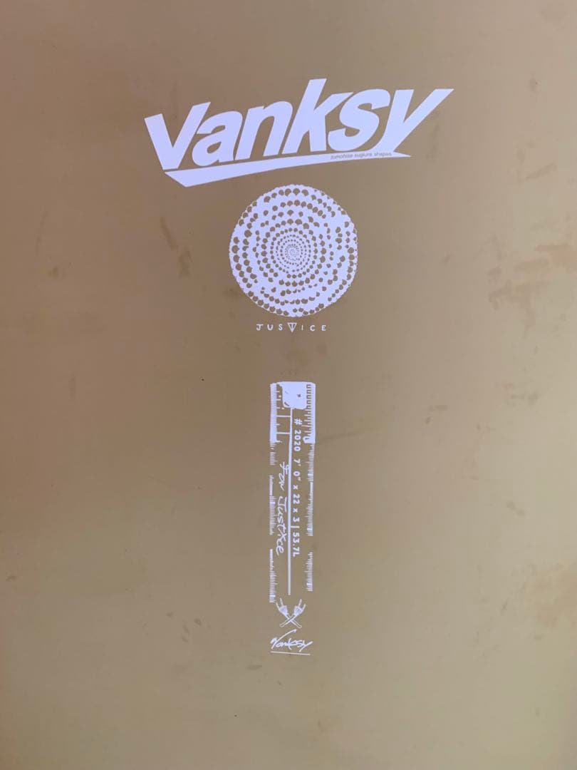 BMW　ジャスティスサーフボード MID クロコダイル 7'0\"