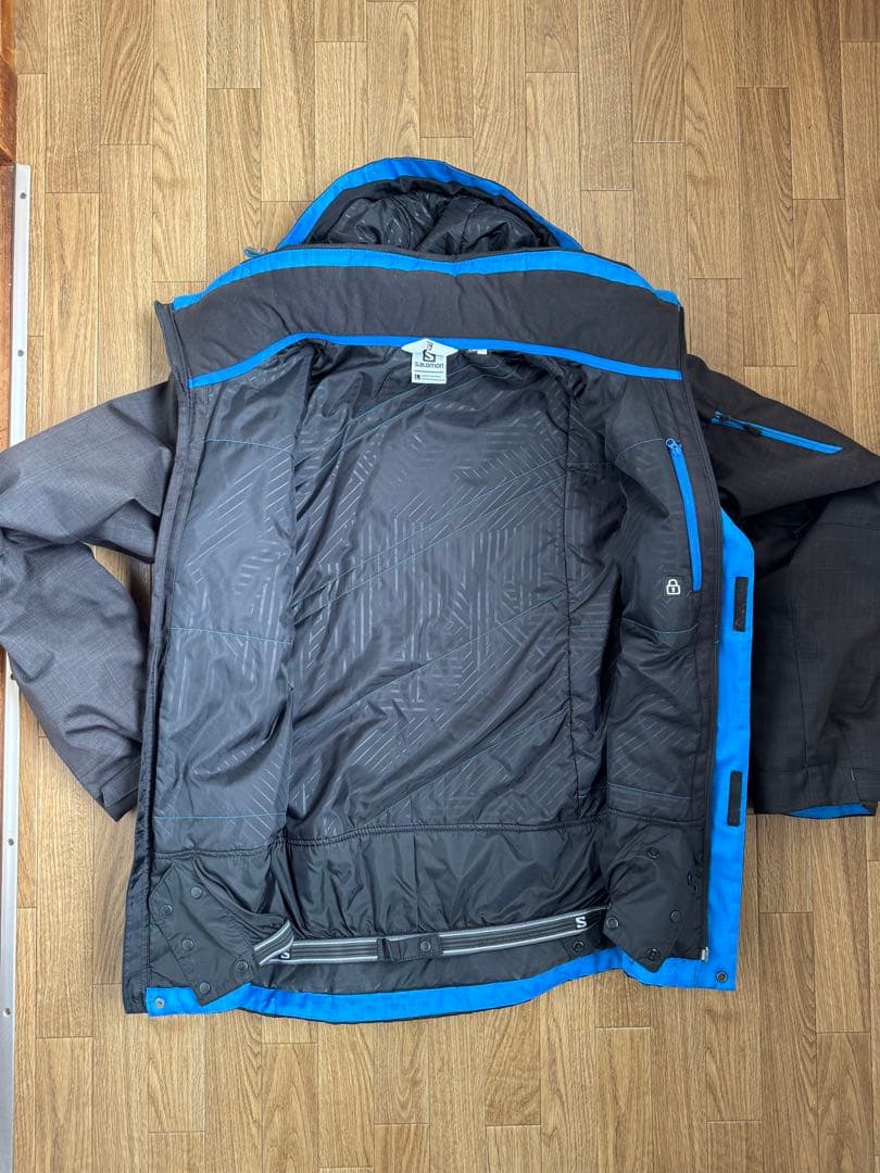 Salomon ダークグレー スキーウェア