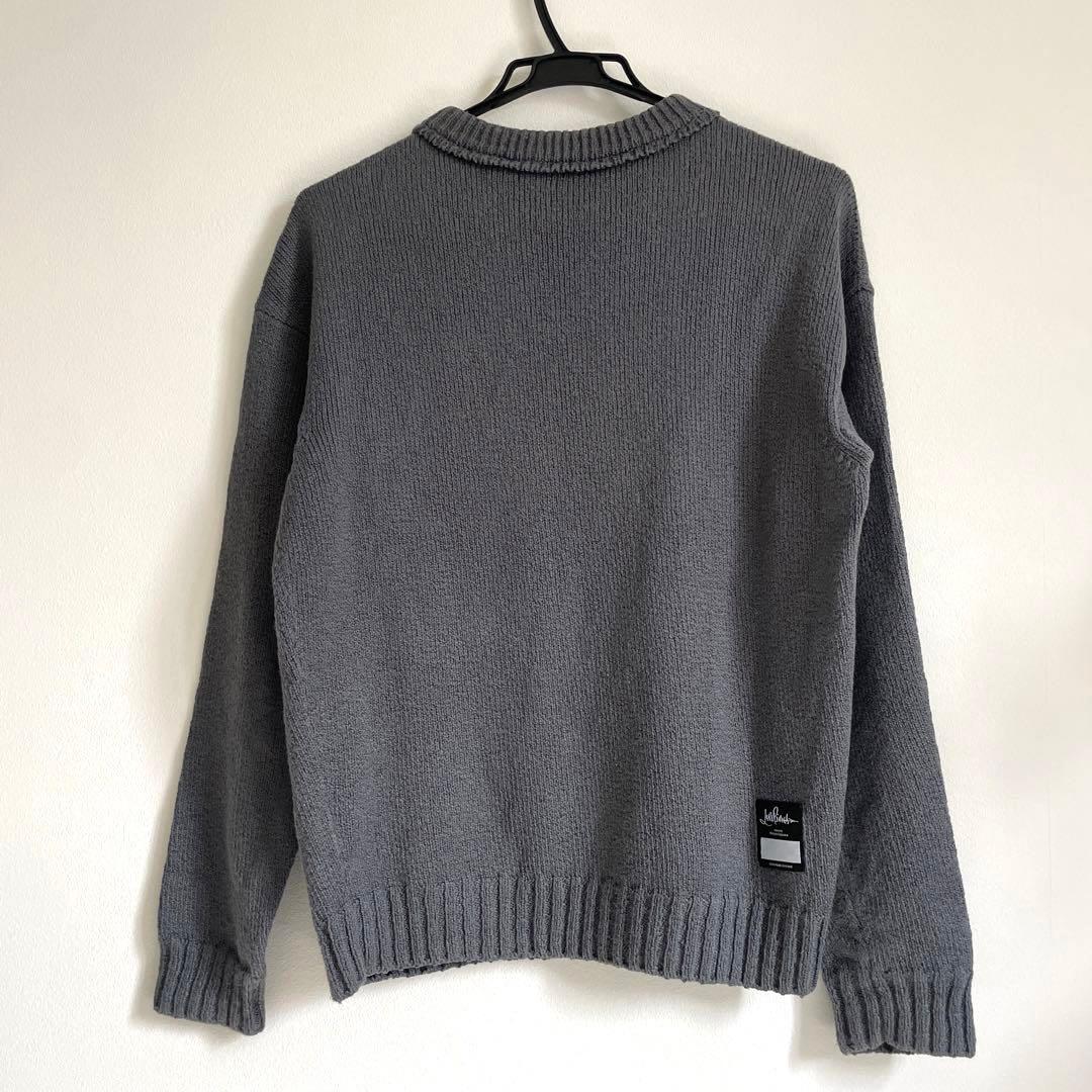 専用ロロピアーナ×藤原ヒロシコットンニットセーターグレーS