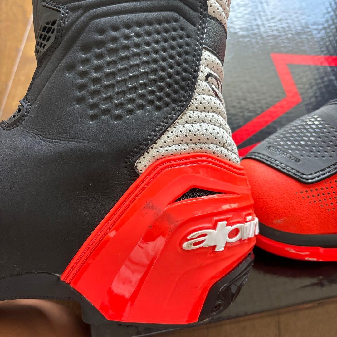 Alpinestars Supertech R バイクブーツ 赤/黒　43