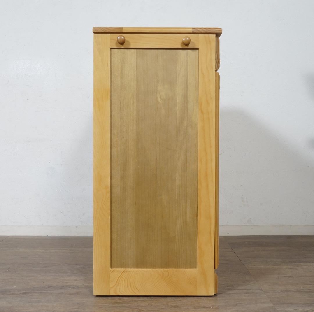 食器棚　天板タイル　ダストボックス　ゴミ箱 25L×2 完成品